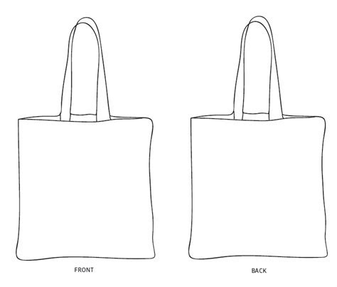 editable tote bag template.